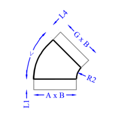 Cuña en reducción < 90°