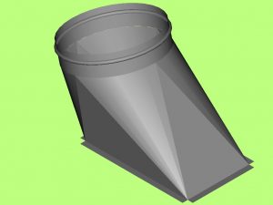 Rectangular Redondo con desplazamiento